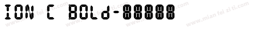 ION C Bold字体转换